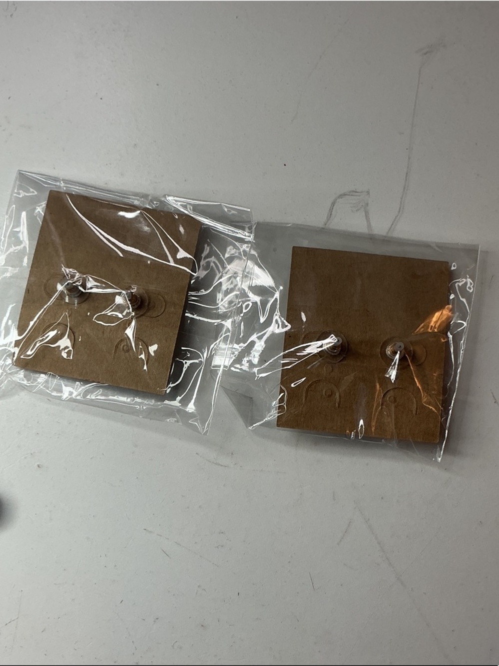 2 Plunder White and Red Heart Baseball Stud Earrings NWT Set of Two - Picture 5 of 6